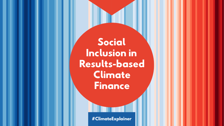 Social Inclusion in Results-based Climate Finance explainer